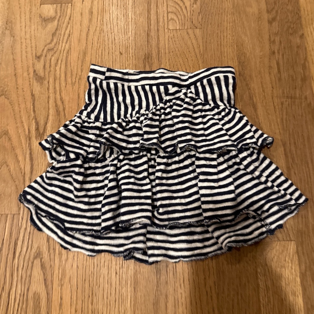 Zara striped girls skirt